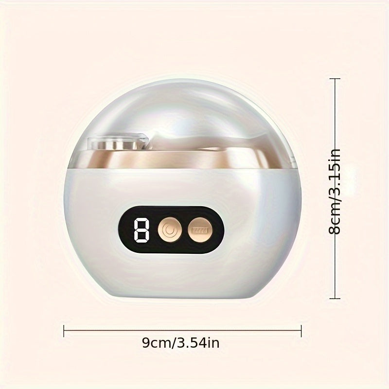 Coupe-ongles électrique intelligent 2 en 1, outil de manucure et de polissage