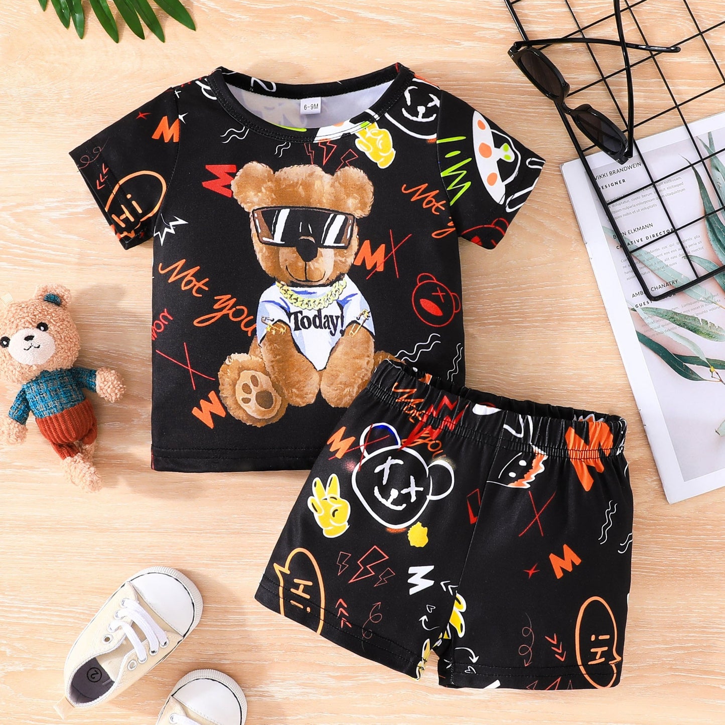 Ensemble 2 pièces d'été pour bébé et tout-petit - Topdecheztop.fr