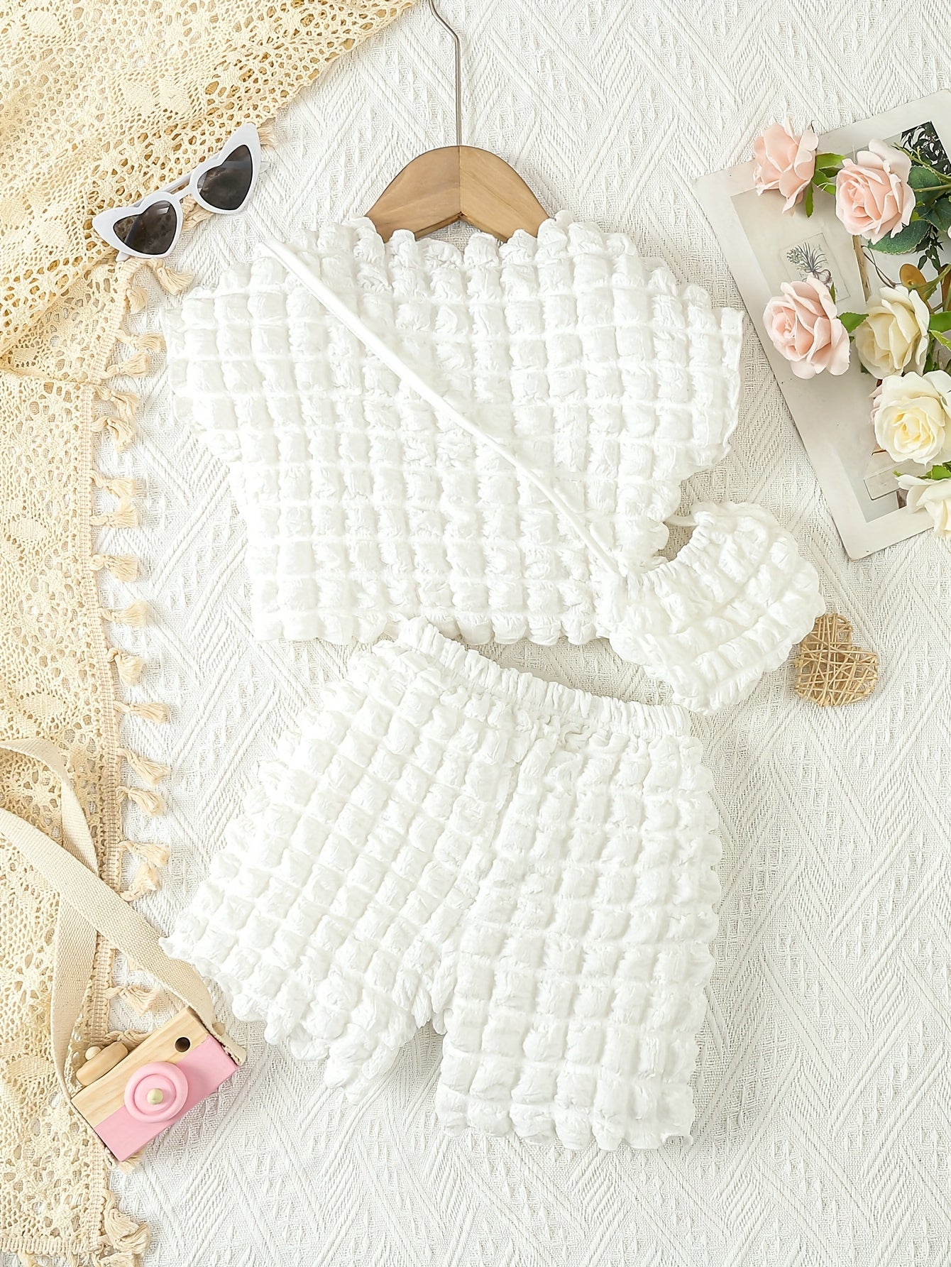 Ensemble trois pièces pour filles - Topdecheztop.fr