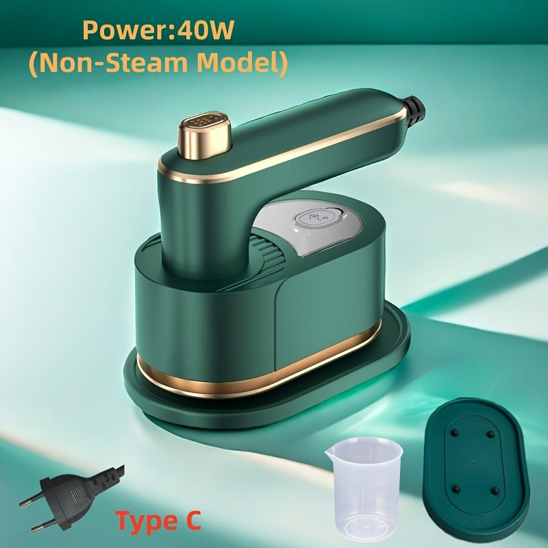 Fer à repasser portable : options de chauffage rapide, incluant des modèles vapeur de 1 000 W et sans vapeur de 40 W