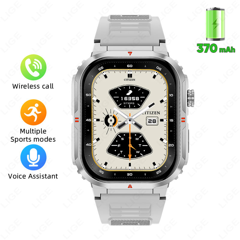 Montre connectée LIGE, montre pour homme, femme