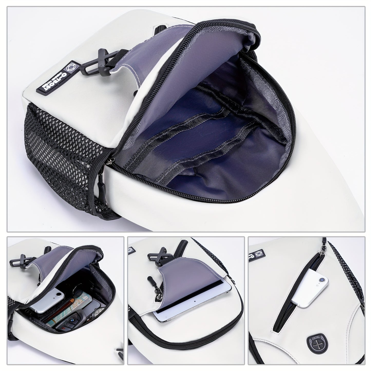 Sac à dos et pochette de téléphone élégants