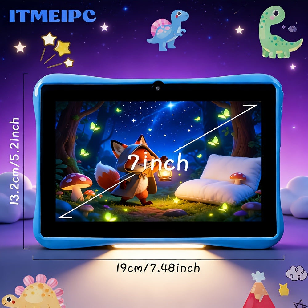Tablette ITMEIPC 7 pouces Android 14, 4 Go de RAM