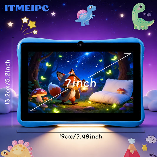 Tablette ITMEIPC 7 pouces Android 14, 4 Go de RAM