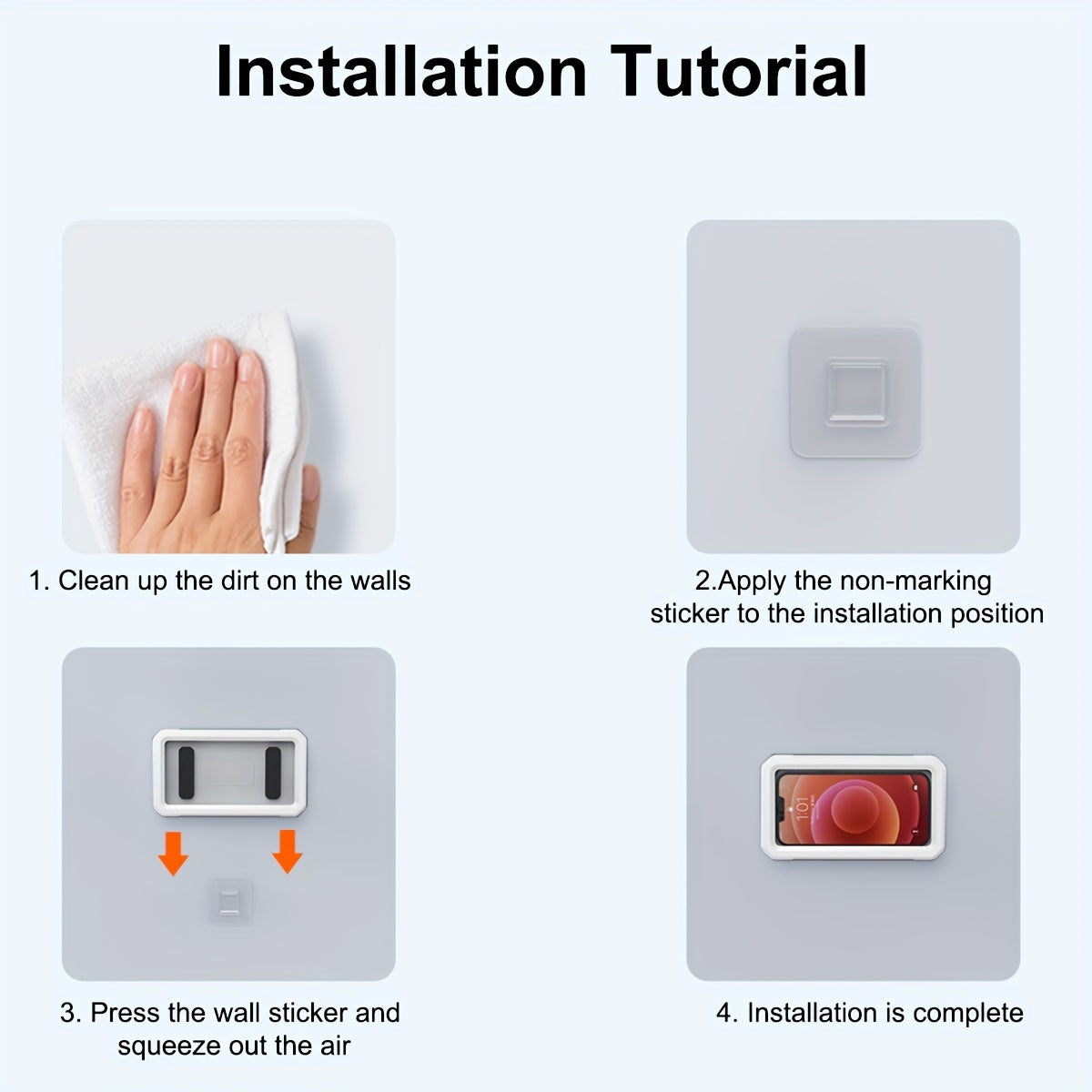 Étui de douche rétractable, rotatif et étanche pour téléphone portable - Topdecheztop.fr