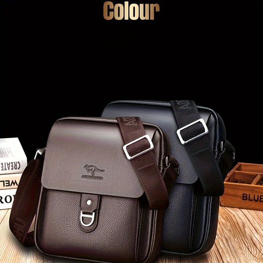 Sac à bandoulière décontracté en cuir PU pour homme, 1 pièce - Topdecheztop.fr