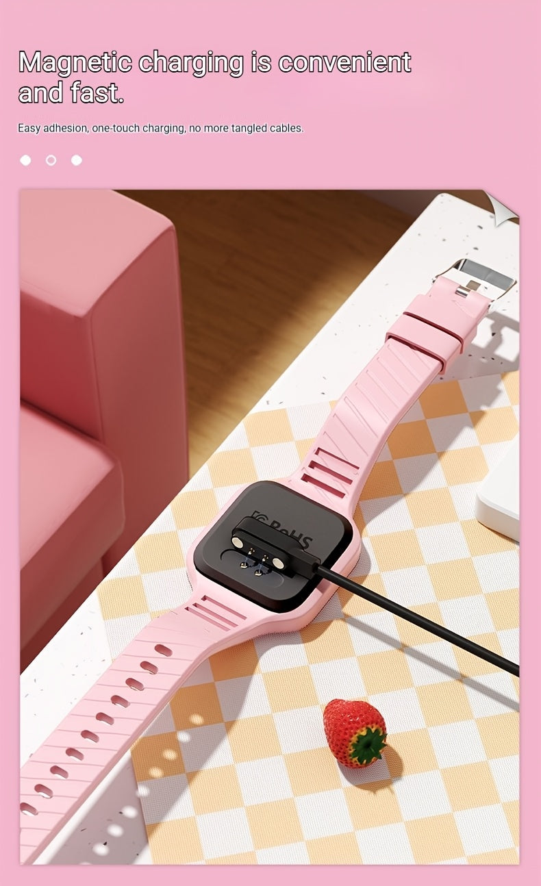 Montre FASSUN silencieuse à vibration avec réveil, compteur de pas, suivi des calories, moniteur de distance et minuteur - Recharge magnétique