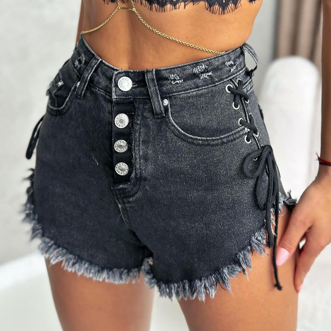 Short en jean Burrs Slimming Hot Girl