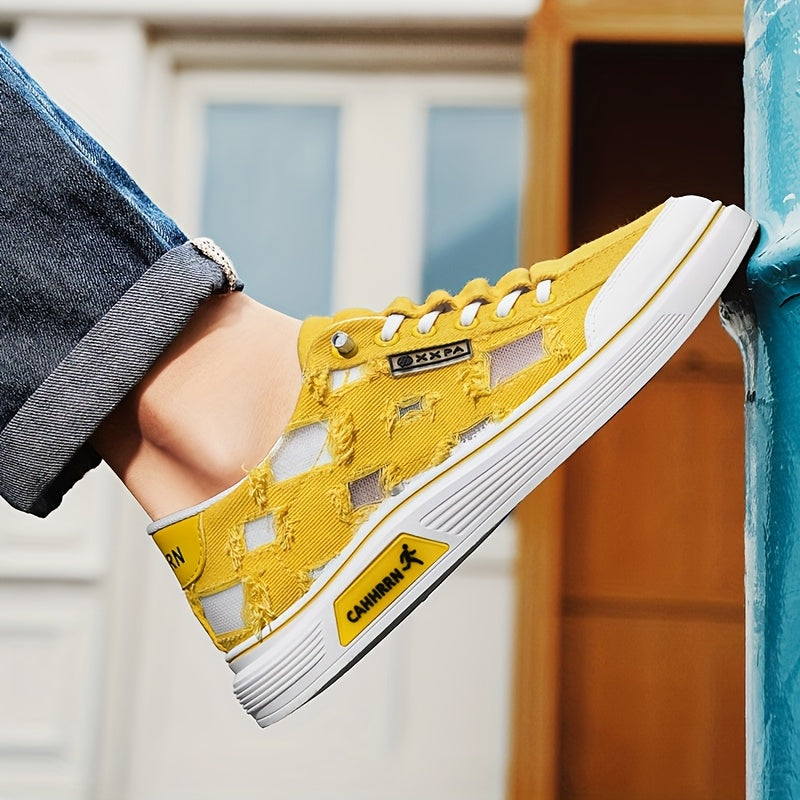 Baskets en toile respirante pour homme