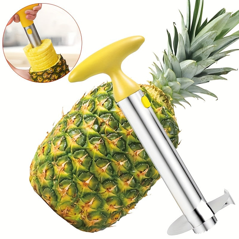 Éplucheur d'ananas en acier inoxydable (1 pièce)
