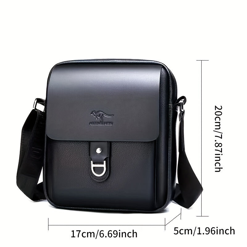Sac à bandoulière décontracté en cuir PU pour homme, 1 pièce - Topdecheztop.fr