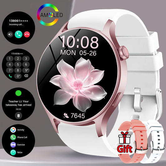 La nouvelle montre connectée est dotée d'un écran couleur AMOLED HD de 1,53 pouce, de la haute qualité, de la possibilité de passer des appels sans fil