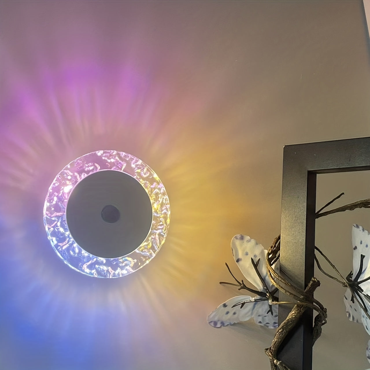 Veilleuse élégante et intelligente à détecteur de mouvement, rechargeable par USB