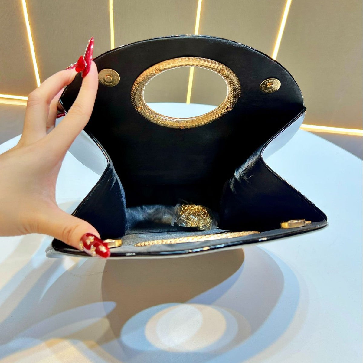 Pochette de soirée pour femme, sac bandoulière