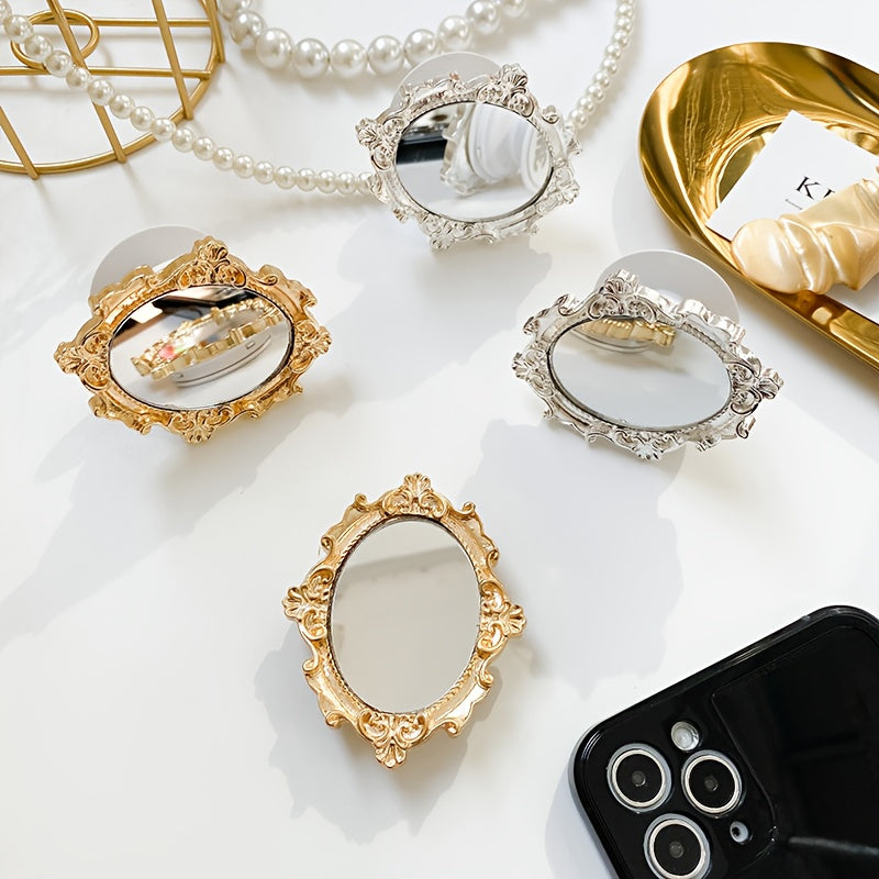 Support de téléphone pliable et élégant en ABS avec miroir