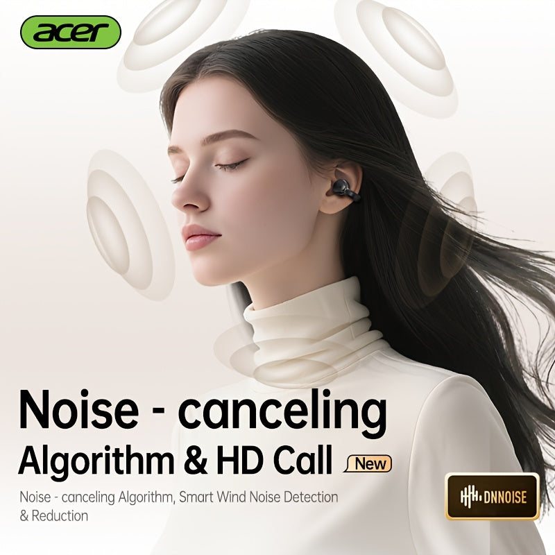 Casque sans fil Acer OHR537 : son haute fidélité, véritablement sans fil, stéréo