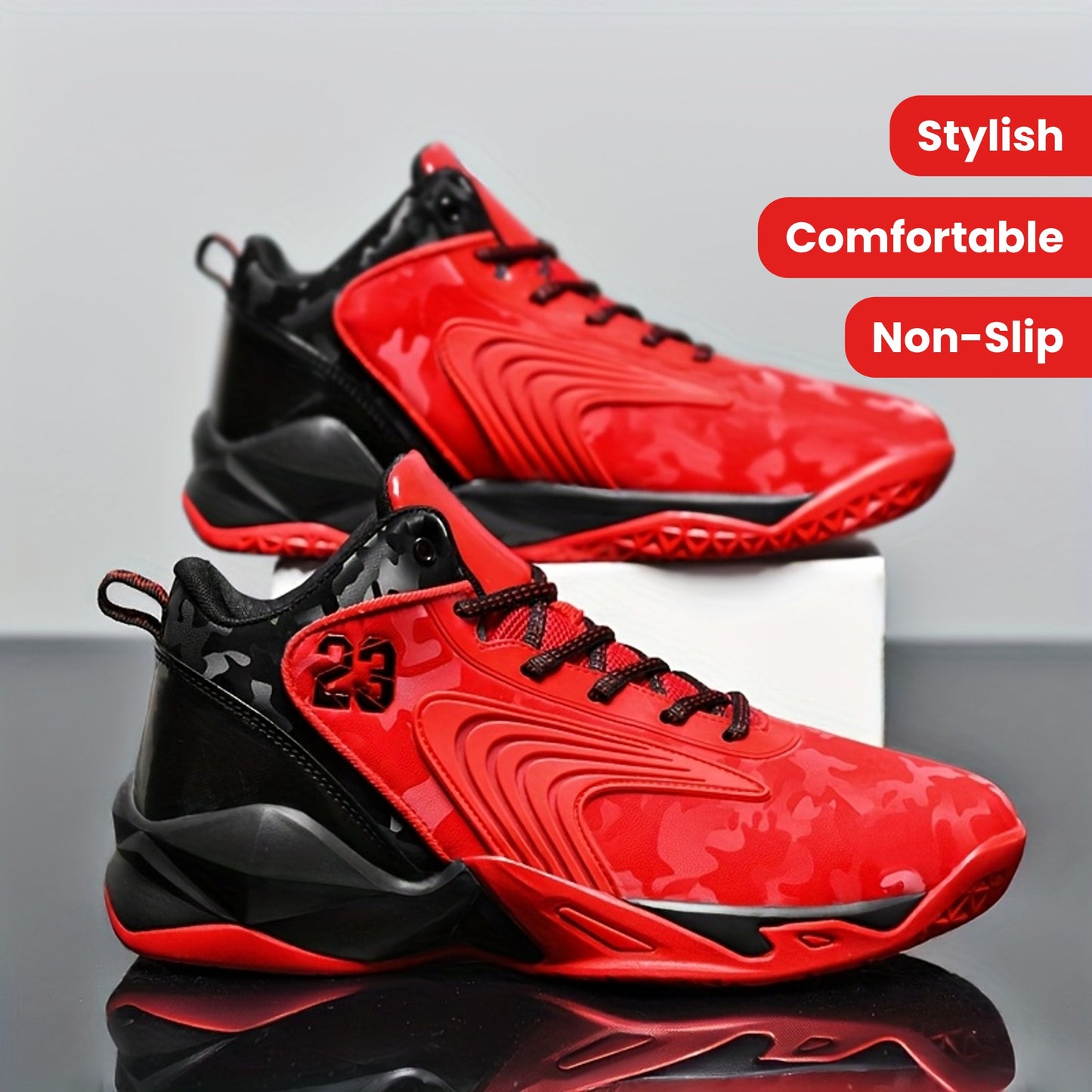 Baskets montantes de basket-ball pour homme