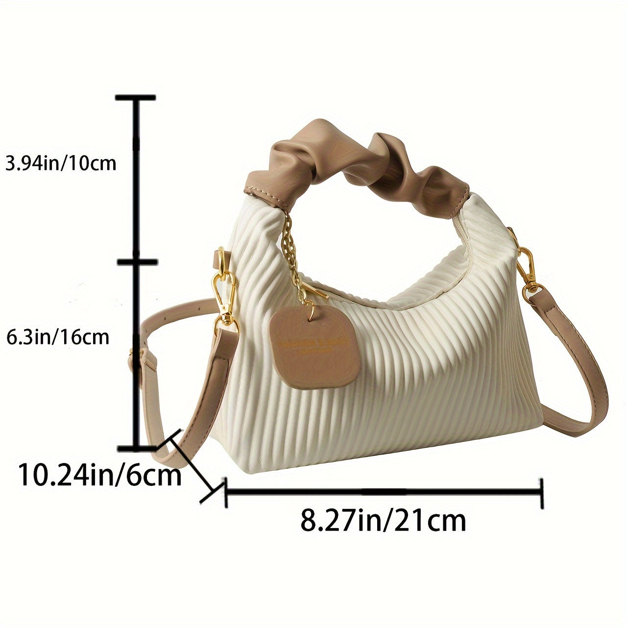 Pochette de soirée plissée tendance pour femme - Topdecheztop.fr