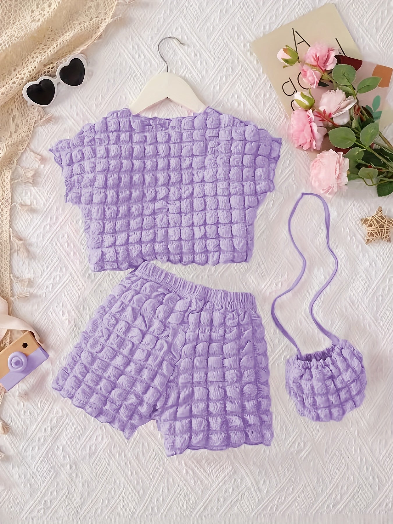 Ensemble trois pièces pour filles - Topdecheztop.fr