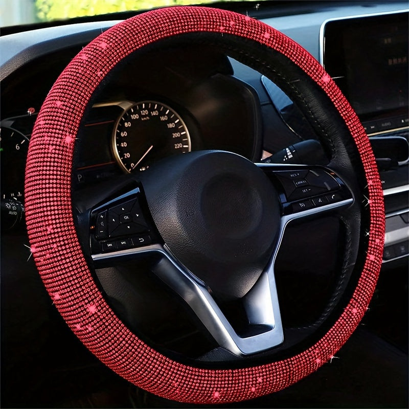 Housse de volant de voiture luxueuse et bling-bling - Extensible - Topdecheztop.fr