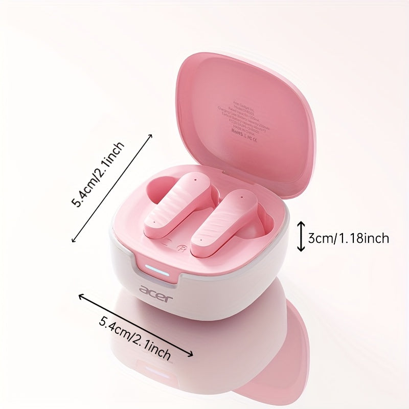 Écouteurs intra-auriculaires sans fil Acer avec chargement USB-C, son stéréo