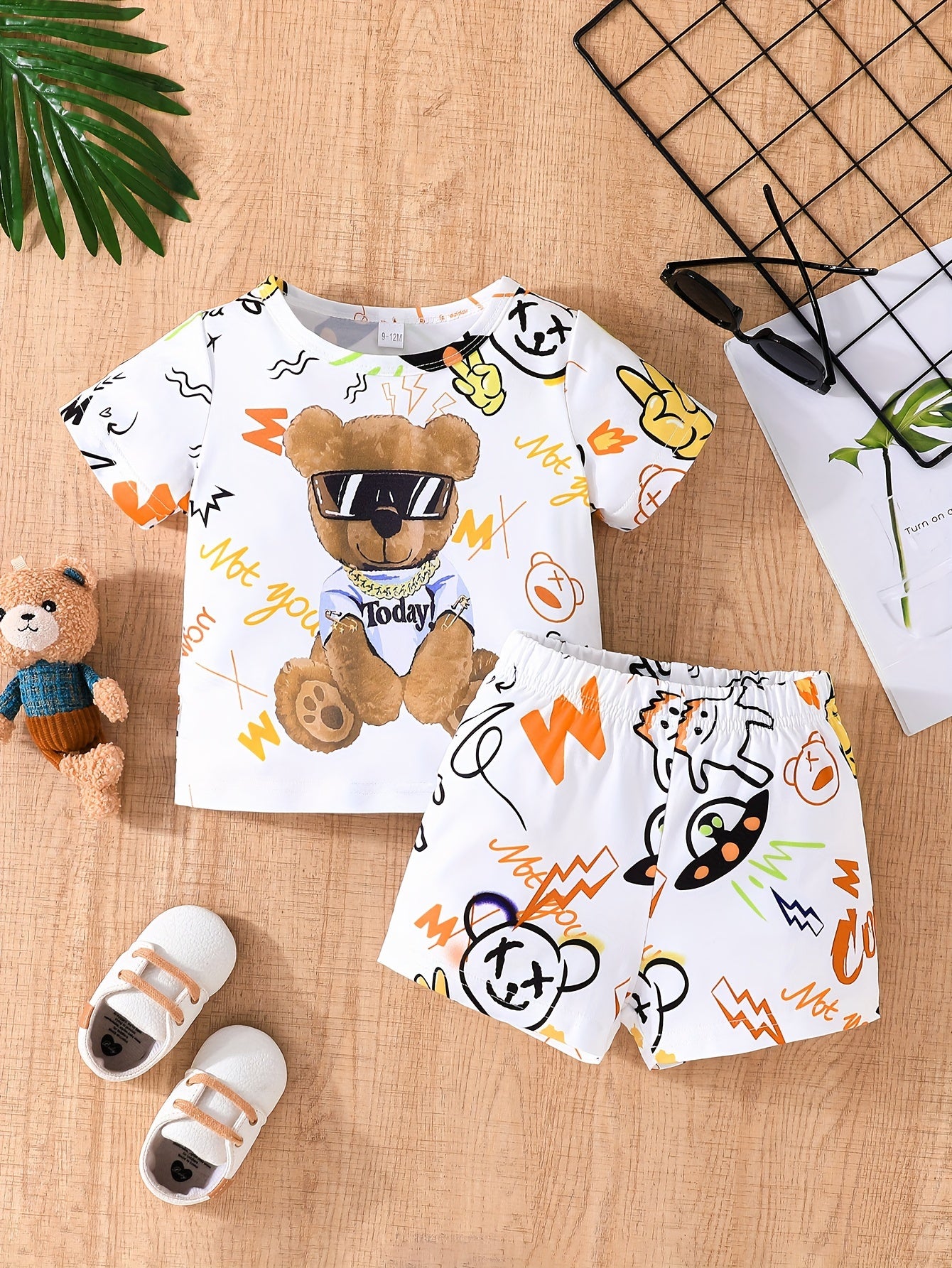 Ensemble 2 pièces d'été pour bébé et tout-petit - Topdecheztop.fr