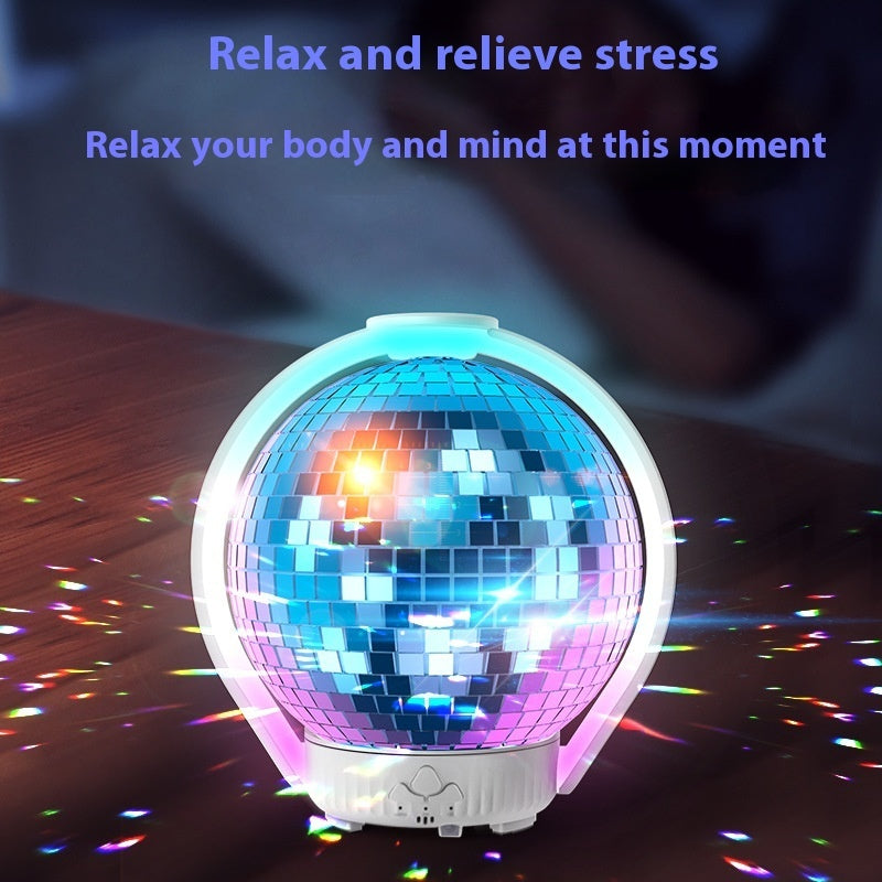 Diffuseur d'arômes à ultrasons automatique avec boule laser rotative colorée