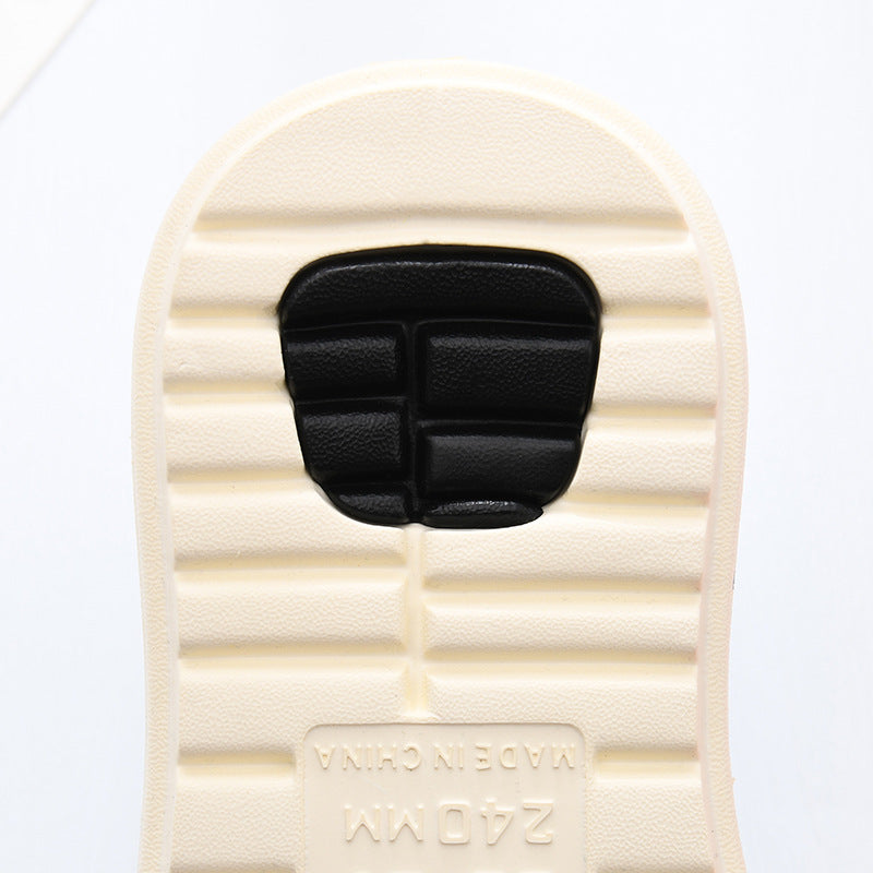 Pantoufles intérieures à semelle épaisse rehaussante