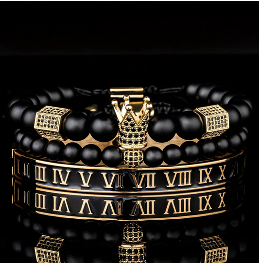 Élégance au Poignet : Trio de Bracelets