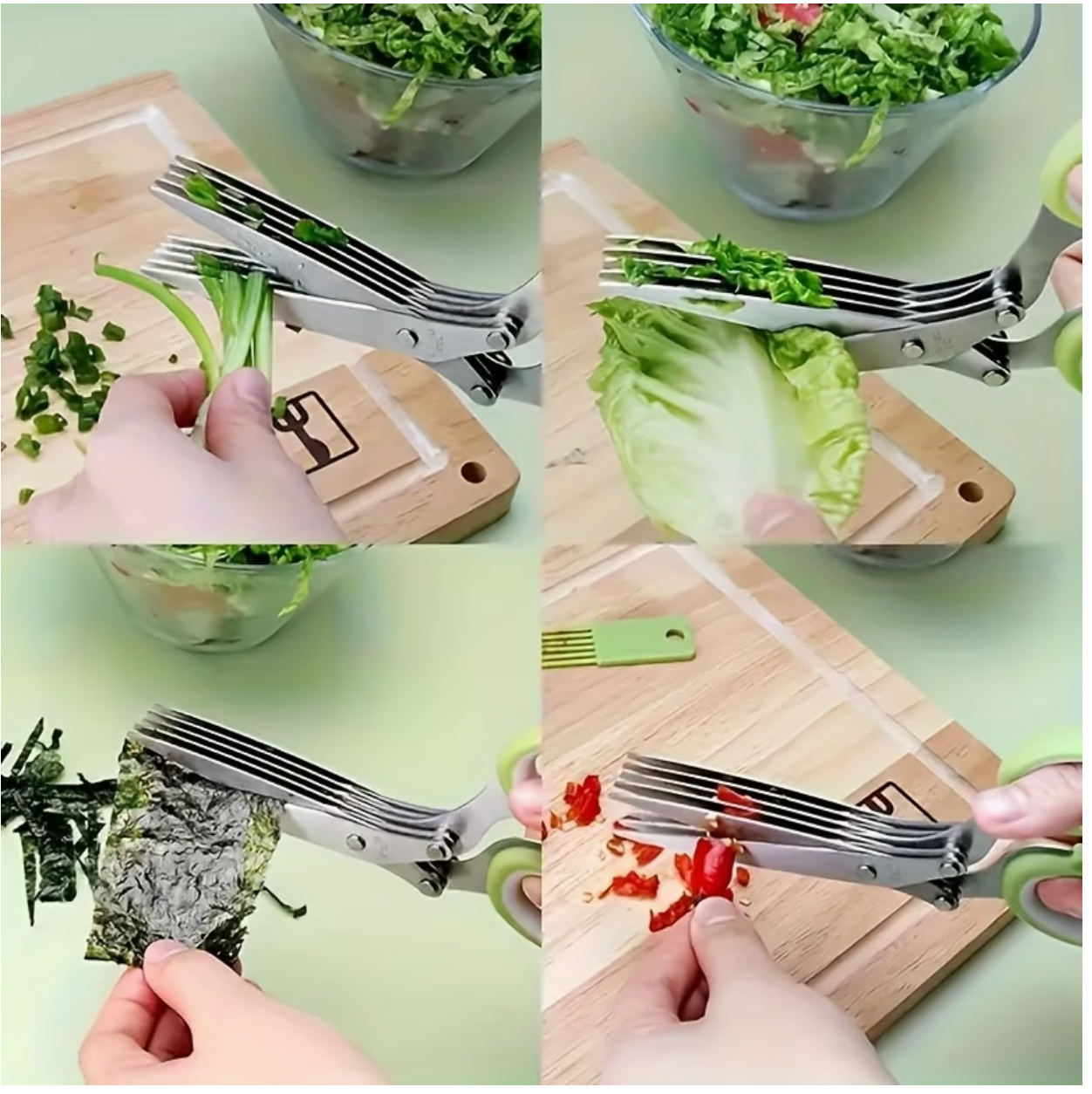 Ciseaux de Cuisine  Acier Inoxydable 410 - Poignee Ergonomique Multifonctions