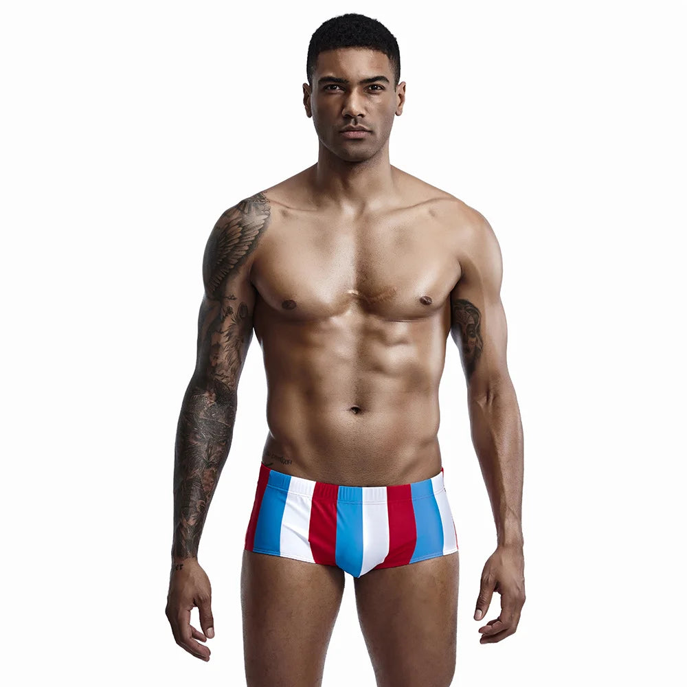 Maillot de bain Sexy pour hommes, boxer, short de plage VIOLET