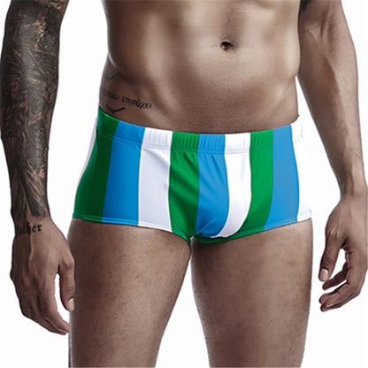 Maillot de bain Sexy pour hommes, boxer, short de plage