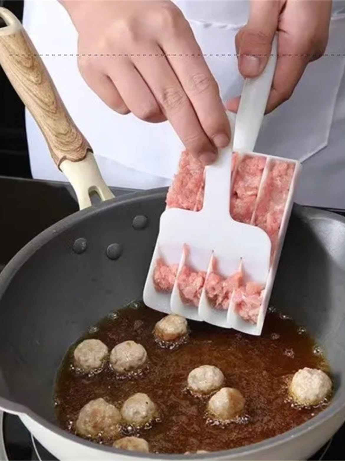 Moule à Boulettes 3 Rangées – Poisson, Bœuf & Riz | Barbecue & Marmite | Gadget Cuisine