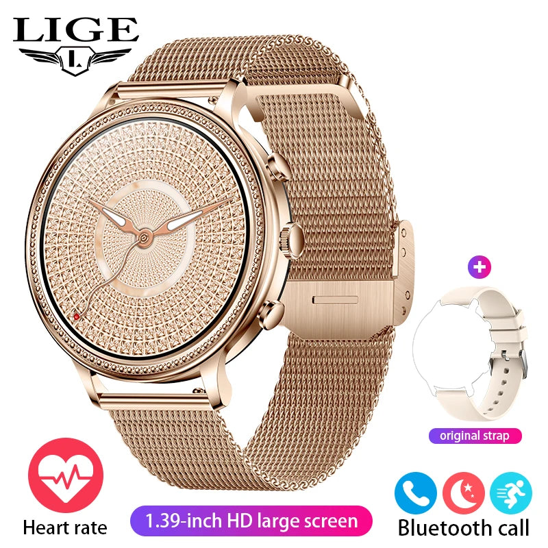 Montres intelligentes de luxe LIGE pour femmes