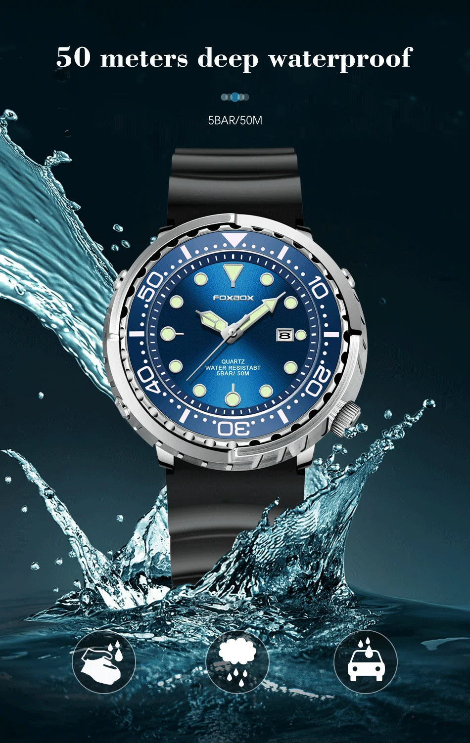 Montre LIGE pour hommes - Topdecheztop.fr
