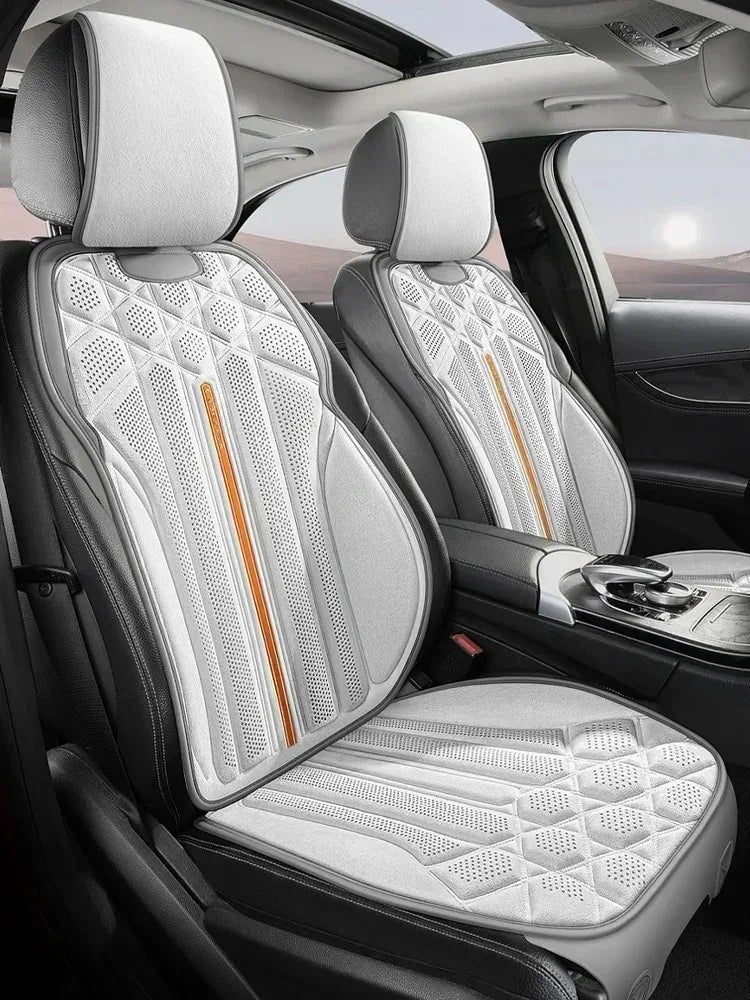 Housse de siège auto universelle en daim, respirante et confortable