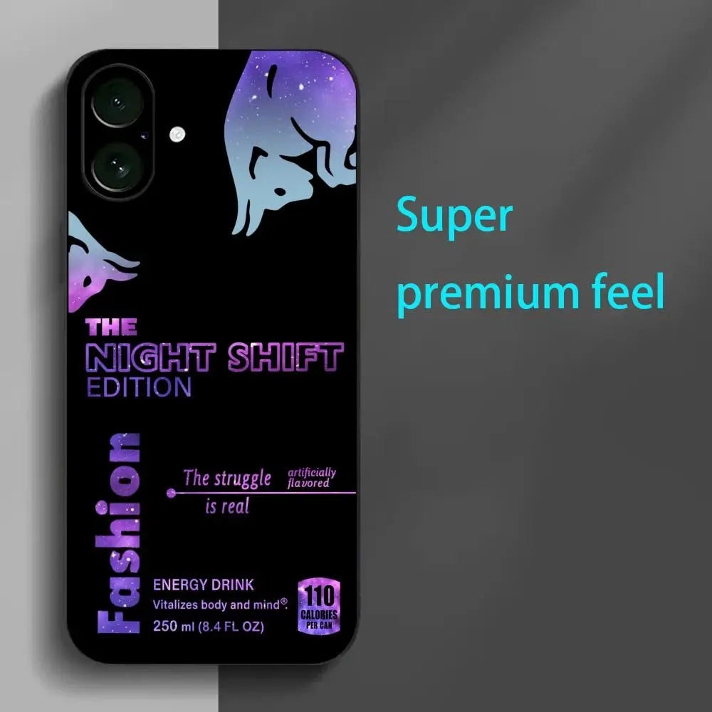 Coque de téléphone B-Bull rouge Starry Sky Fashion pour iPhone