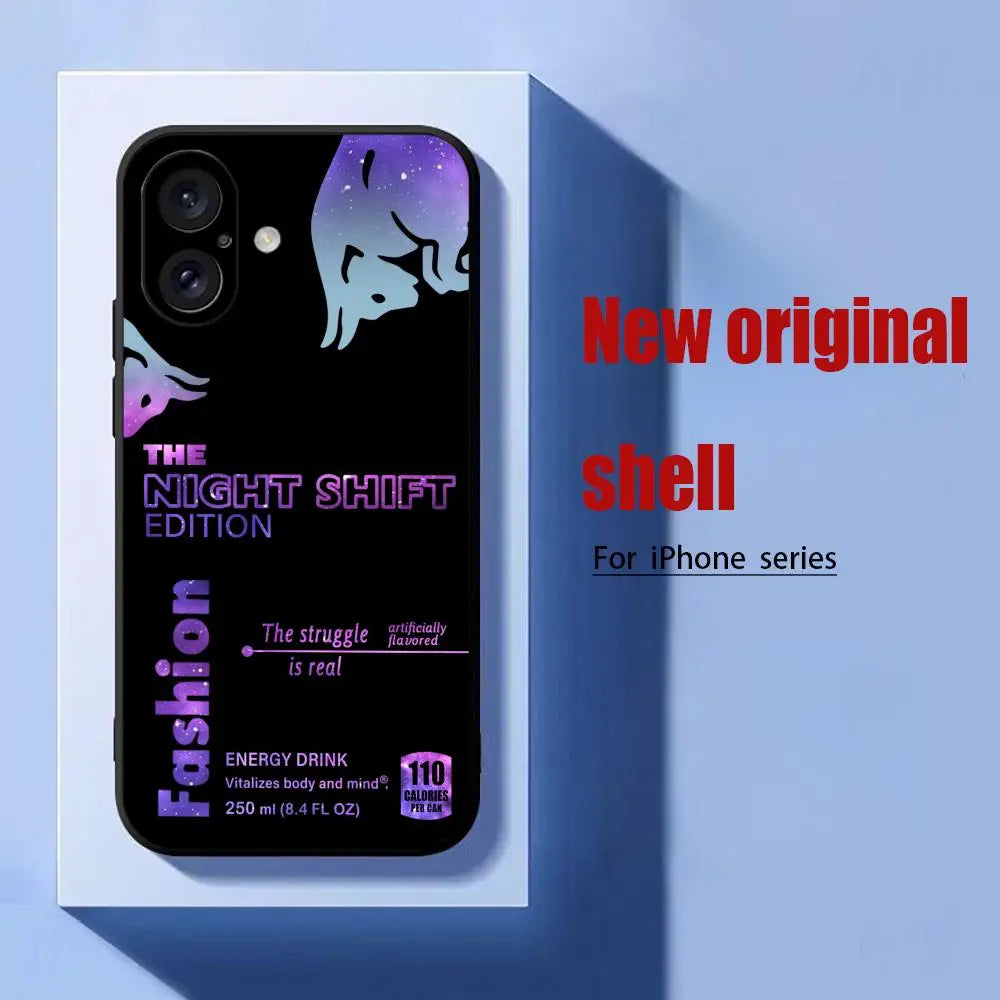 Coque de téléphone B-Bull rouge Starry Sky Fashion pour iPhone