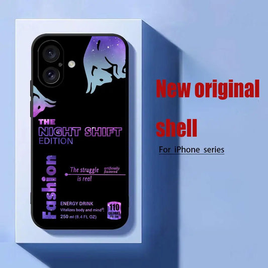 Coque de téléphone B-Bull rouge Starry Sky Fashion pour iPhone