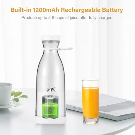 Presse-agrumes électrique Portable, tasse à 6 lames, rechargeable par USB - Topdecheztop.fr
