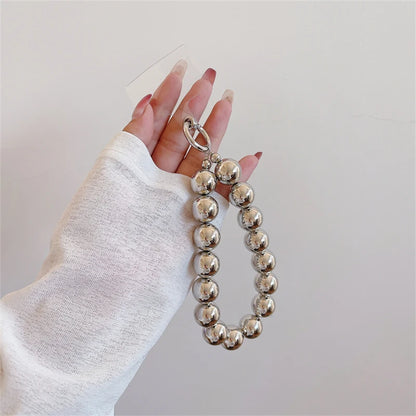 Bracelet de luxe en perles plaquées pour téléphone portable B