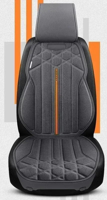 Housse de siège auto universelle en daim, respirante et confortable