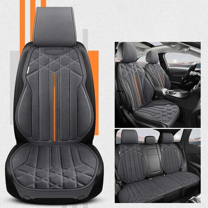 Housse de siège auto universelle en daim, respirante et confortable