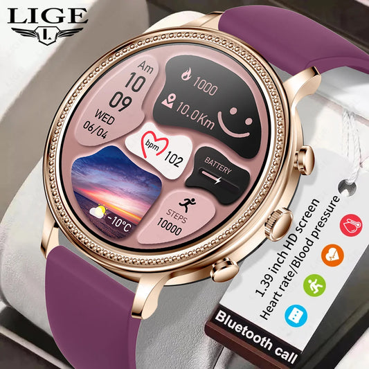 Montres intelligentes de luxe LIGE pour femmes