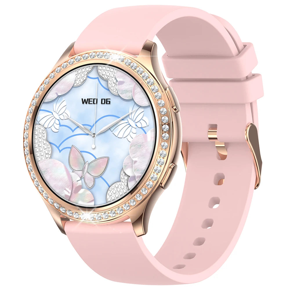 LIGE montre intelligente ROSE SILICONE Bluetooth