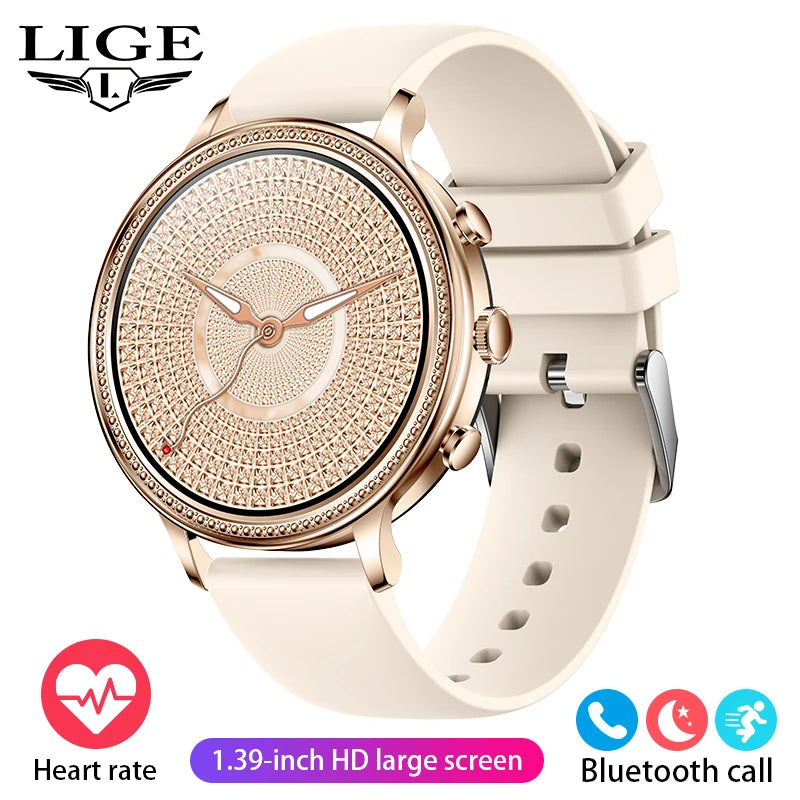 Montres intelligentes de luxe LIGE pour femmes 6 Bluetooth