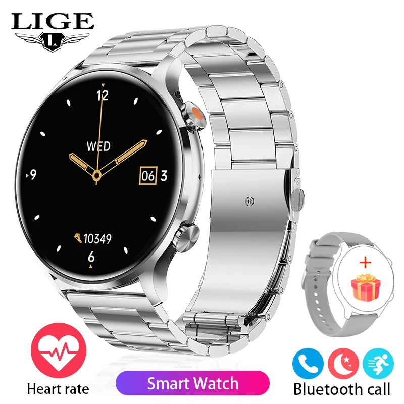 LIGE Nouvelle Mode Montre Intelligente 6 Body temperature