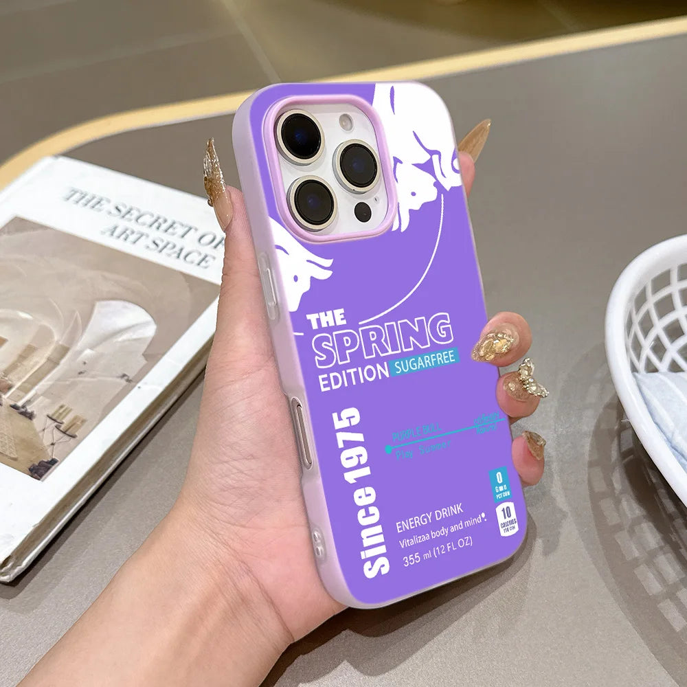 Coque arrière en silicone souple, IPHONE
