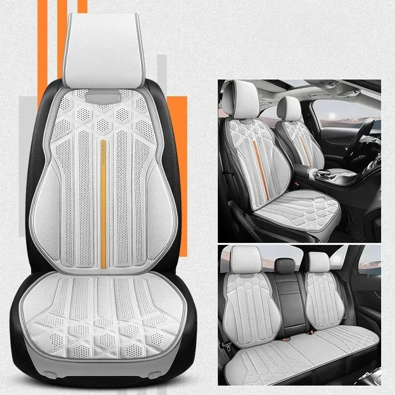 Housse de siège auto universelle en daim, respirante et confortable