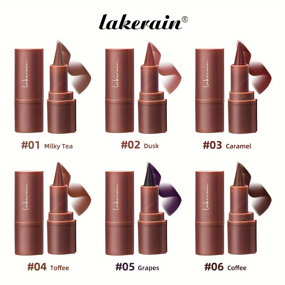 Duo crayon à lèvres et rouge à lèvres mat Lakerain - Longue tenue, pointe conique